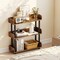 Industrial 3-Tier Bookshelf with Anti-Tipping Kit and Open Storage Shelves